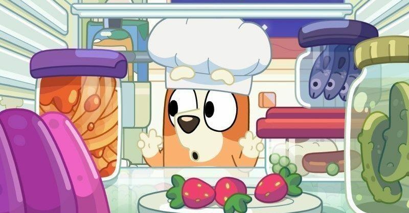 Avant premiere bluey au cinema collection en cuisine