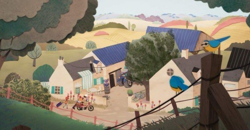 Toile et pinceaux le secret des mesanges avec animation