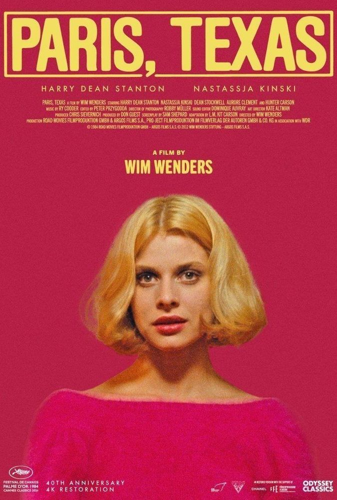 Affiche du film Paris texas