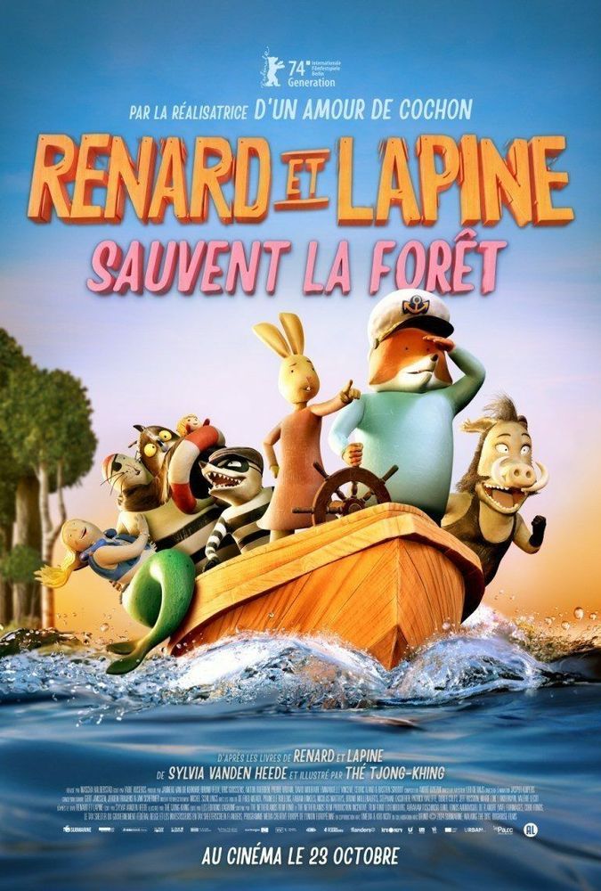 Affiche du film Renard et lapine sauvent la foret